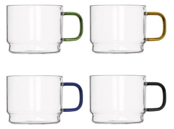 Szklane kubki zestaw 4 szt. 350 ml Bridge – Brandani
