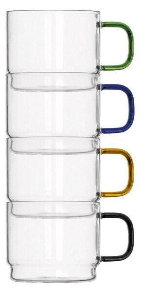 Szklane kubki zestaw 4 szt. 350 ml Bridge – Brandani