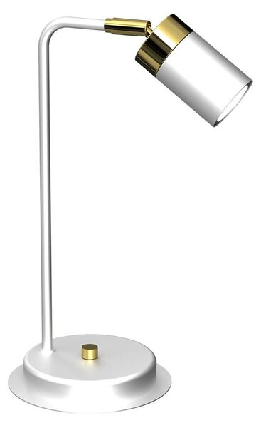 Milagro Lampa stołowa JOKER 1xGU10/25W/230V biały/złoty MI1688