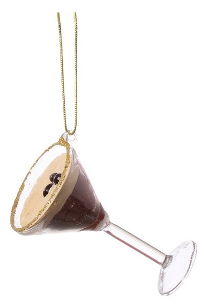 Szklane ozdoby świąteczne zestaw 3 szt. 15,5 cm Martini Cocktail – Sass & Belle