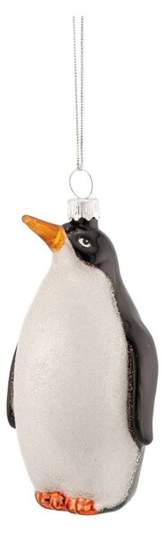 Szklana ozdoba świąteczna 6 cm King Penguin – Sass & Belle