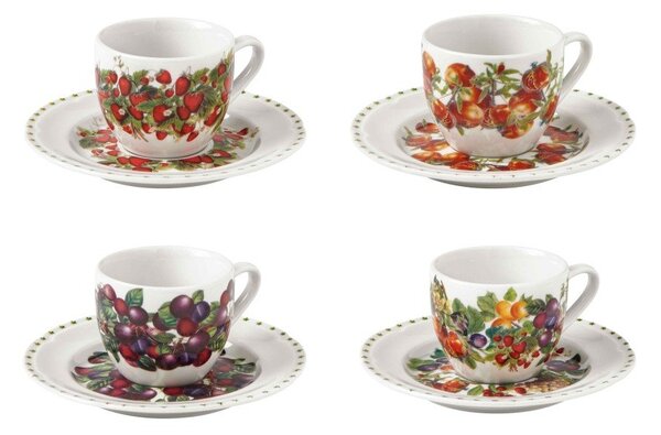 Białe filiżanki zestaw 4 szt. new bone china 90 ml Le Primizie – Brandani