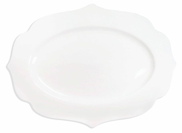 Taca new bone china 25x35 cm Queen – Brandani