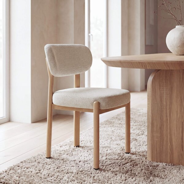 MebleMWM Krzesło CINDY RAVEN #24 noga dąb natural