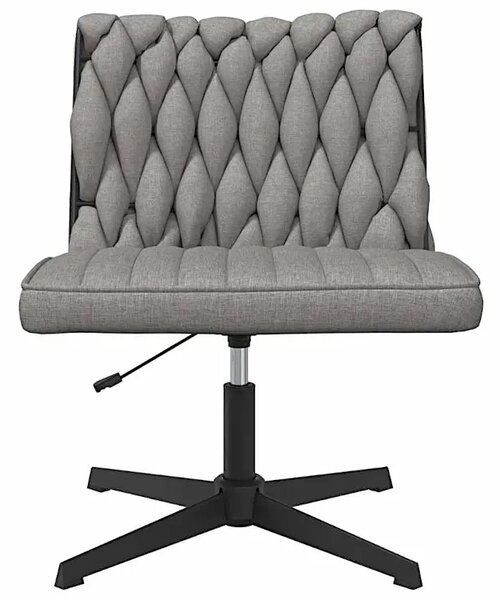 Fotel do biurka glamour jasnoszary S3-E39