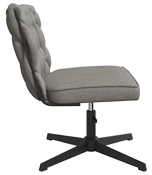 Fotel do biurka glamour jasnoszary S3-E39