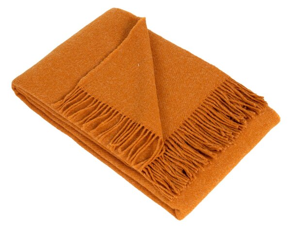 Pled Zelandia 140x200cm melange mustard