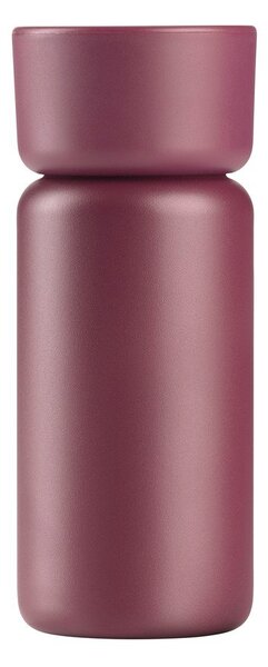 Bordowy kubek termiczny ze stali nierdzewnej 400 ml Singles – Zone