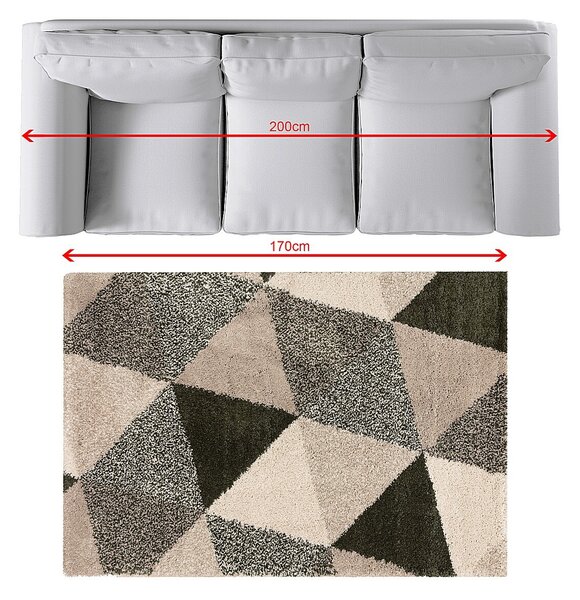 Dywan Royal beige/jungle green 120x170cm