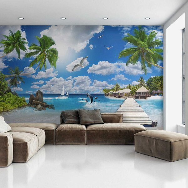 Fototapety Rajska Wyspa, Fototapety Morze i Plaża, u06969 : Uwalls.pl