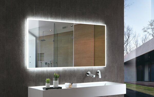 Lustro łazienkowe z podświetleniem LED 2073 - 70 x 70 cm