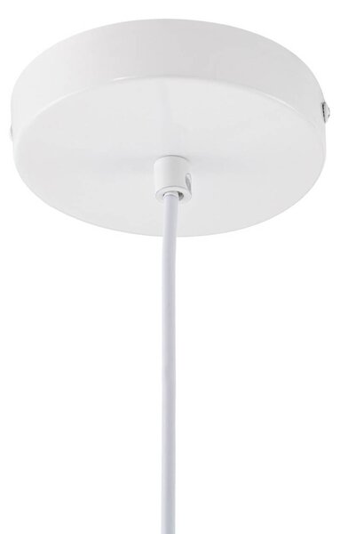 Lampa wisząca Tivra Lindby, możliwość ściemniania, biały / opal, salon / jadalnia, metal, design
