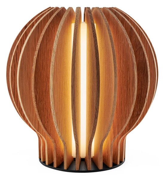 Lampa Stołowa PLEASE WAIT to be SEATED, Radiant, ściemnialny, drewniany, salon, drewno, nowoczesny