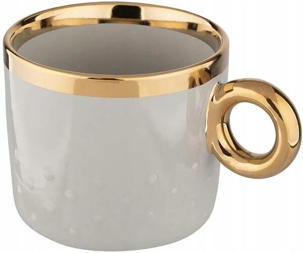 Altom Kubek porcelanowy Palazzo dots 350 ml, szałwiowy