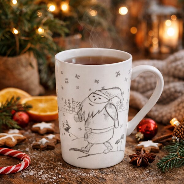 Kubek porcelanowy Krasnal, 435 ml