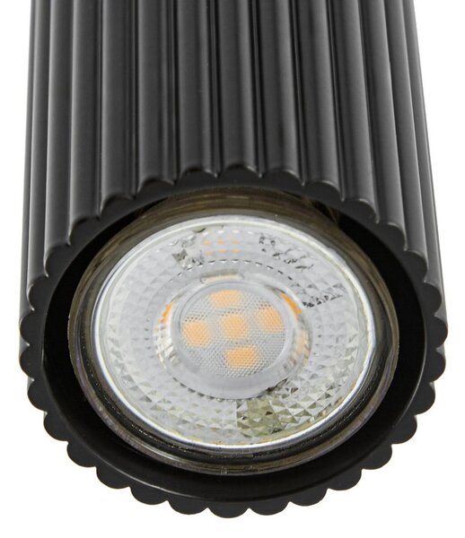 Lampa wisząca Kardis Lindby, możliwość ściemniania, czarny, salon / jadalnia, metal, nowoczesny