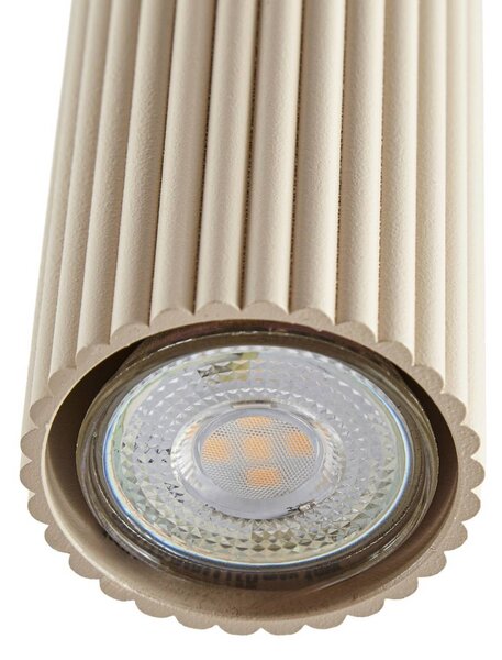 Lampa wisząca Kardis Lindby, możliwość ściemniania, kremowy / amber, salon / jadalnia, metal, nowoczesny