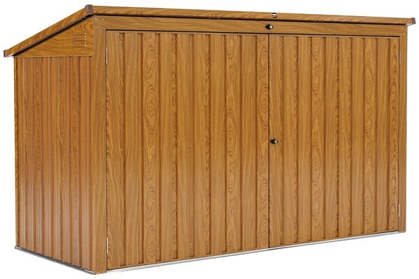 Schowek na pojemniki na odpady 3 x 240l Hamilton Store Boss brąz