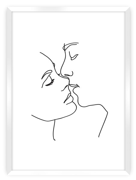 Plakat Kiss Line