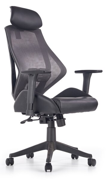 Ergonomiczny fotel obrotowy Hasel, zgodny z normą BHP