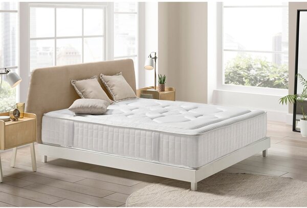 Twardy/średnio twardy piankowy materac 200x200 cm Tempus Premier – Moonia