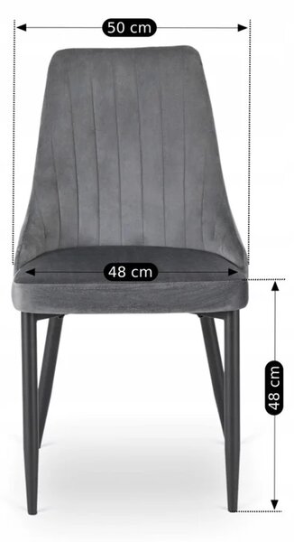 Zestaw Stół Okrągły Rozkładany HARRY 102-142 cm Dąb Artisan/Czarny i 4 Krzesła Tapicerowane BARI Szare Nowoczesne