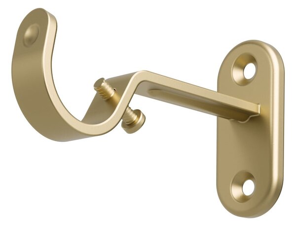 Stalowy regulowany karnisz w kolorze matowego złota 107 - 305 cm Flute – Umbra