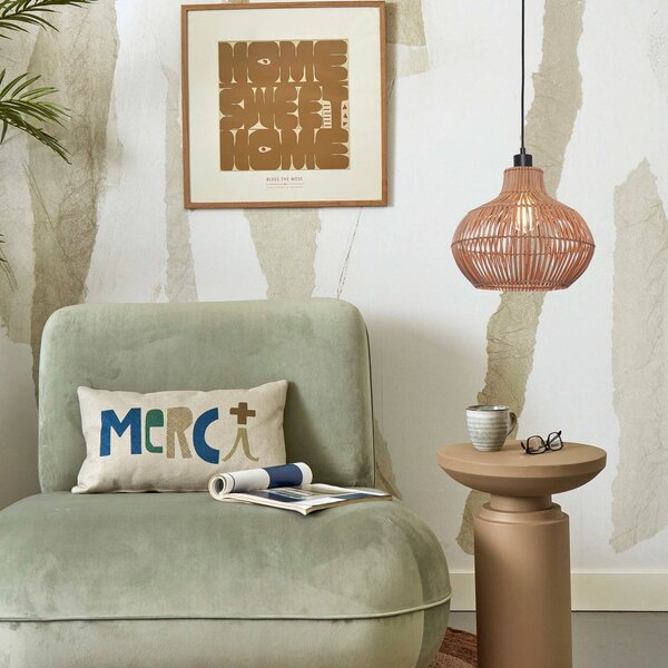 Good & Mojo Lampa wisząca Kalahari, możliwość ściemniania, jasne drewno, salon / jadalnia, drewno, design