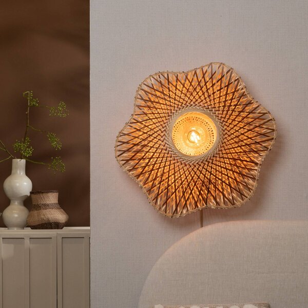 Good & Mojo Kinkiet Madura, jasne drewno, salon / jadalnia, bambus, design
