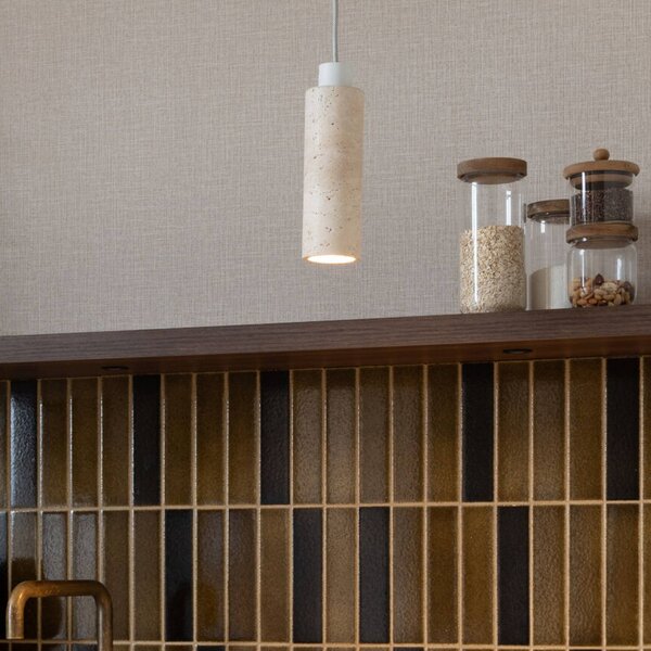 It's about RoMi Lampa wisząca Tivoli, możliwość ściemniania, biały / opal, salon / jadalnia, kamień, design