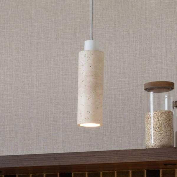 It's about RoMi Lampa wisząca Tivoli, możliwość ściemniania, biały / opal, salon / jadalnia, kamień, design