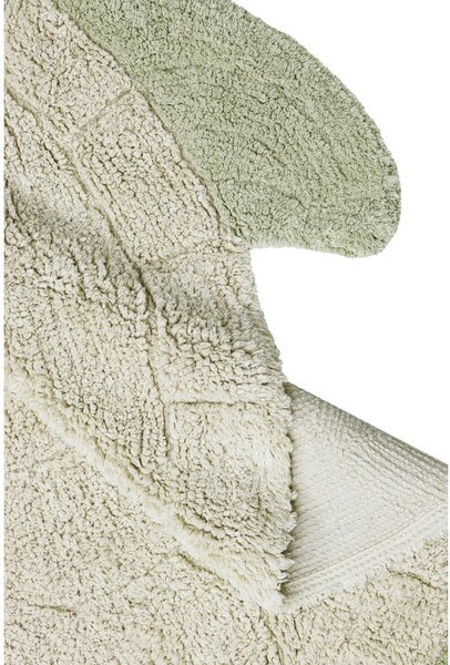 Beżowy bawełniany dywan dziecięcy tkany ręcznie odpowiedni do prania 110x130 cm Sea Turtle – Lorena Canals