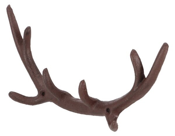 Brązowy metalowy wieszak ścienny Antlers – Esschert Design