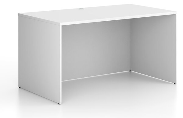 Biurko FRAME, 140x80 cm, biały