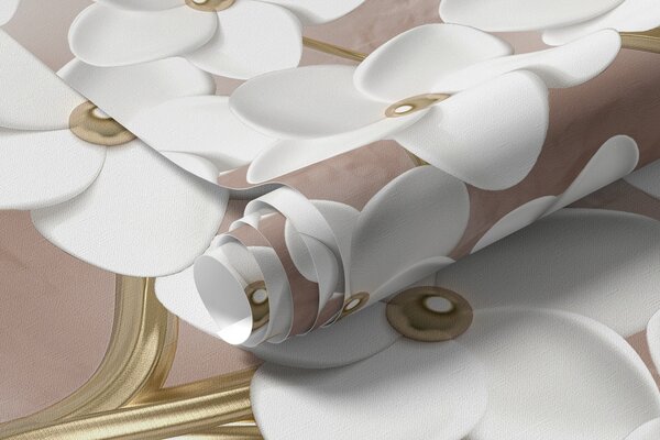 Fototapety Kwitnące drzewo o dużych kwiatach w odcieniach różu, Fototapety 3D, Fototapety 3d Kwiaty, u37065v3 : Uwalls.pl