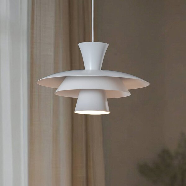 Lampa wisząca Plato Luminex, możliwość ściemniania, biały / opal, salon / jadalnia, metal, nowoczesny