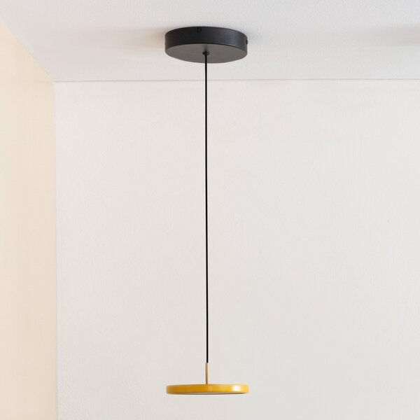 Lampa Wisząca UMAGE, Asteria Micro V2, ściemnialny, żółty, salon, metal, skandynawski