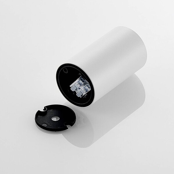Arcchio downlight Olivir, biały, metal, Ø 6cm, GU10, IP44 Olivir Arcchio, możliwość ściemniania, biały / opal, przedpokój, aluminium, nowoczesny