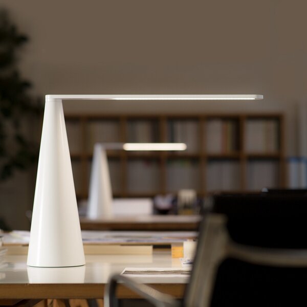 Lampa Stołowa Martinelli Luce, Elica, biały, salon, metal, nowoczesny