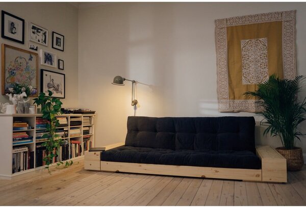 Kremowa rozkładana sofa 244 cm Base – Karup Design