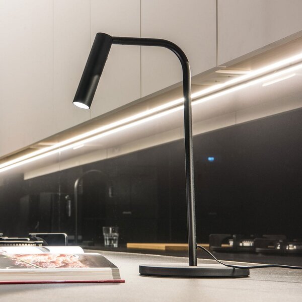 Lampa Stołowa SLV, Karpo, ściemnialny, czarny, gabinet | pracownia, metal, nowoczesny