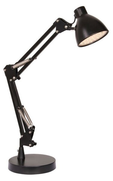 Lampa Stołowa Halo Design, czarny, gabinet | pracownia, aluminium