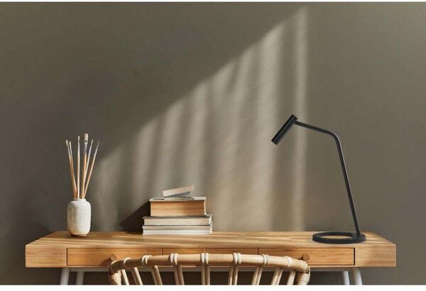 Lampa Stołowa ANTIDARK, czarny, salon, aluminium
