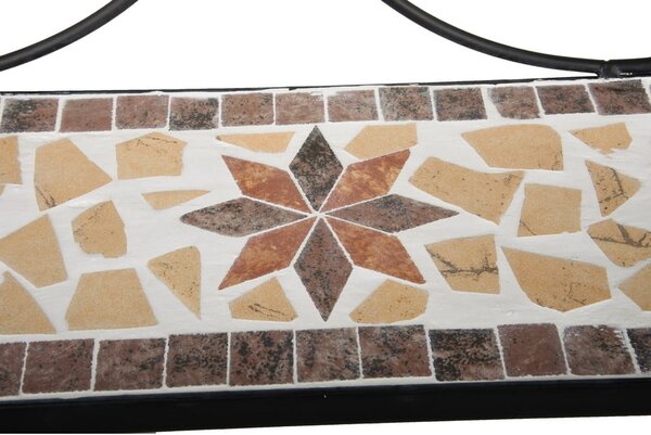 Czarny metalowy wieszak ścienny z półką 42 cm Almeria – Garden Pleasure