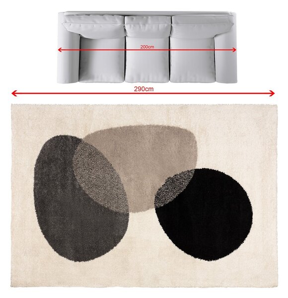 Dywan Royal Nomadic Living 200x290cm cream/dark grey
