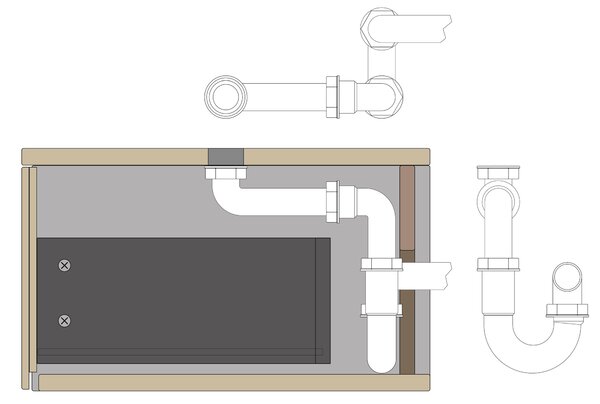 Szafka podumywalkowa TLB170 - 170 x 48 x 28 cm - różne kolory