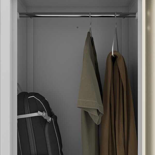 Szafa ubraniowa typu L szara / dąb sonoma: Eco Design JULIA, 800 x 1850 x 400 mm