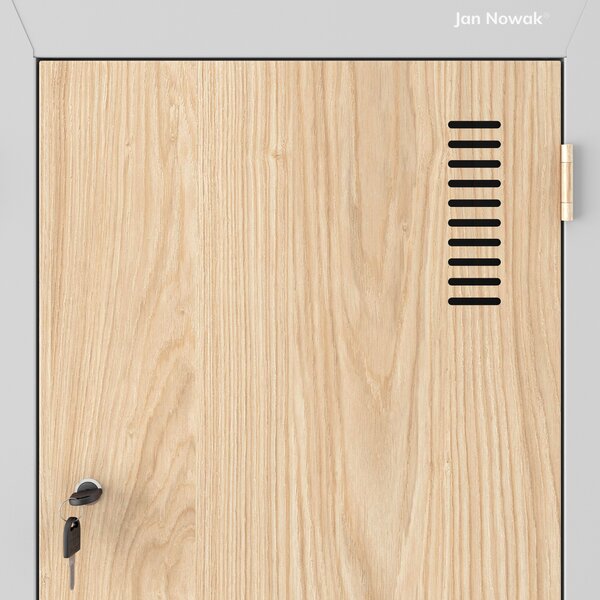 Szafa ubraniowa typu L szara / dąb sonoma: Eco Design JULIA, 800 x 1850 x 400 mm