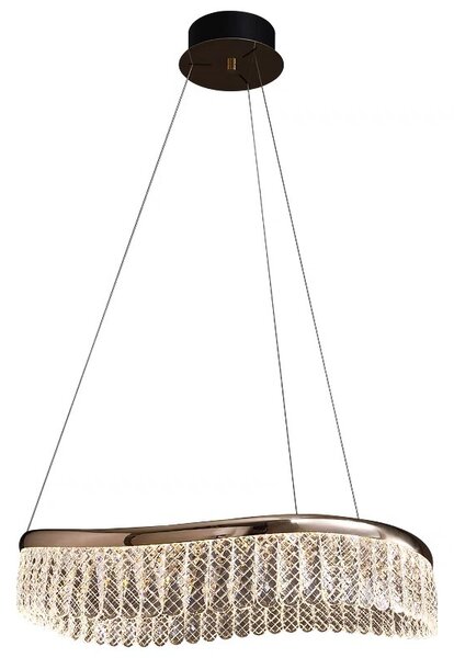 Marsille 80 Lampa Wisząca 80cm 30W LED Złoty 3000K-6000K Nowoczesna ring