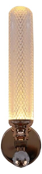 Dilly - Kinkiet Rózowe Złoto 35 cm 1xG4 Metal + Szkło
